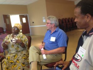 Inaugural Civic Reflection Dialogue Training - Abegunde, John Meyer, & David Scott