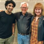 Left to right: Gibran Saleem, Bob Alper, & Susan Sparks of the Laugh in Peace Comedy Tour