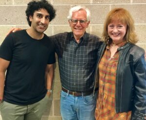 L to R: Gibran Saleem, Bob Alper, & Susan Sparks